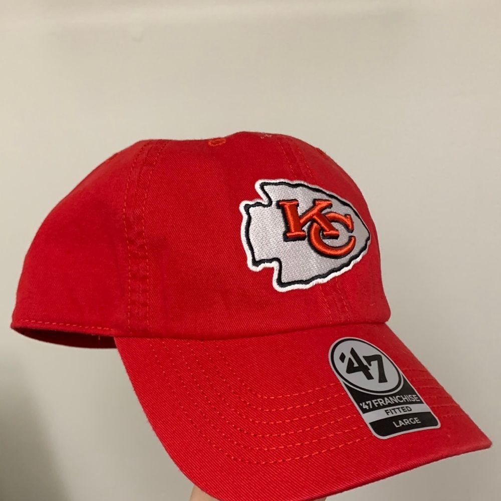 Chiefs Fitted Hat NFL 47 Franchise Red Size Large